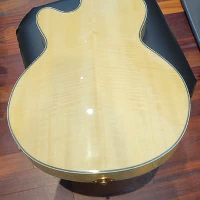 Epiphone Emperor Joe Pass Hollow Body Electric with Hardshell case 1998 - Natural image 9