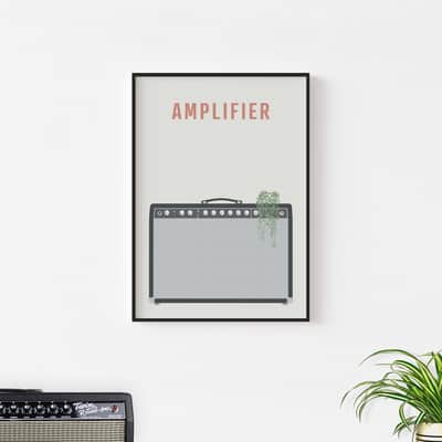 Fender Amplifier Print - Guitar Amp Poster, A3 Size image 4