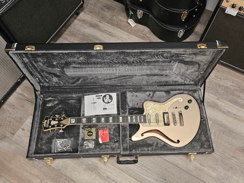 D'Angelico Deluxe Series Bedford SH Electric Guitar w/ Case image 1