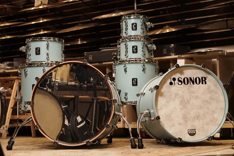 Sonor 10/12/14/16/20/22" SQ1 Drum Set - Cruiser Blue image 1