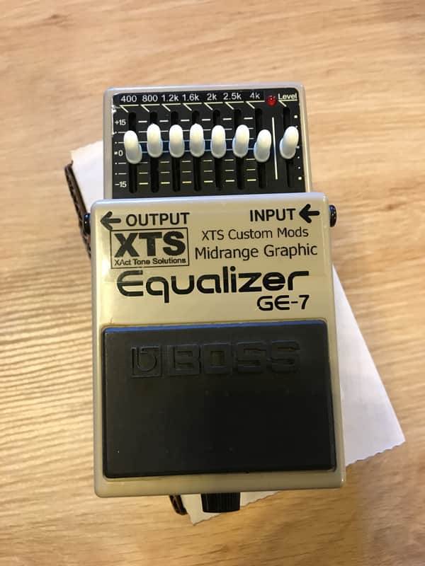 ギター BOSS GE-7 TS mod Other/unknown XTS MIDRANGE GRAPHIC MODDED GE-7 - Pedal on ModularGrid
