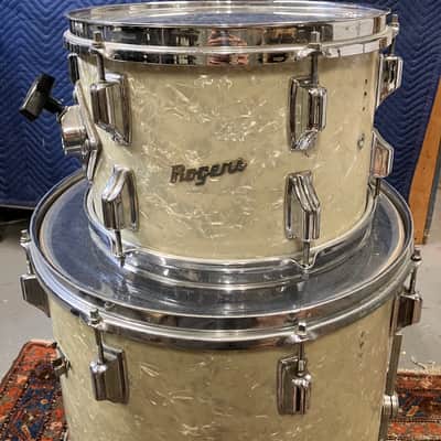 Vintage 1960’s Rogers Holiday Drum Set 20 12 16 Beavertail Lugs image 7