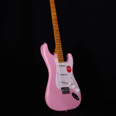 Squier Classic Vibe 50s Stratocaster HT, Maple FB, Shell Pink image 8