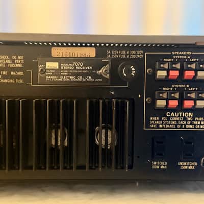 🎶✨ Sansui 7070 Vintage Stereo Receiver w/ Original Wood Case — Serviced, LED Dial, FM Aligned, Bench Tested image 15