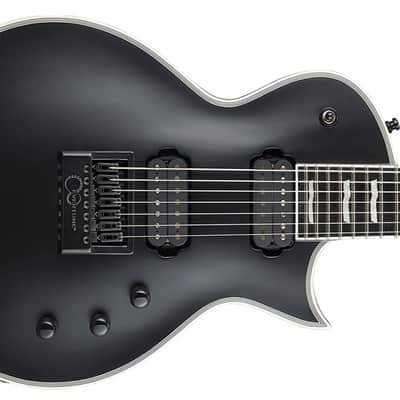 ESP E-II Eclipse-7 Evertune Black Satin image 1