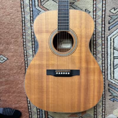 Jean Larrivee acoustic guitar Model: OM-03, Recording Series 2001 - Sitka spruce top with mahogany back and sides, ebony fingerboard, and a satin finish image 6