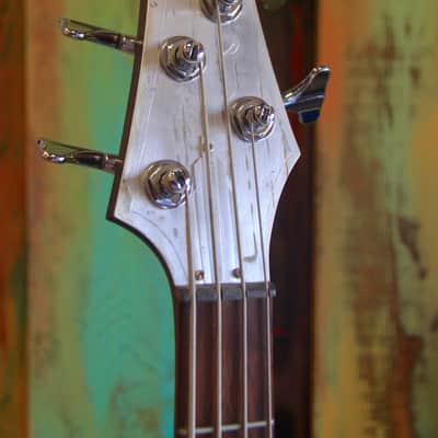 DJUDD CUSTOM Army Steampunk Electric Bass guitar 2016 Army Green image 5