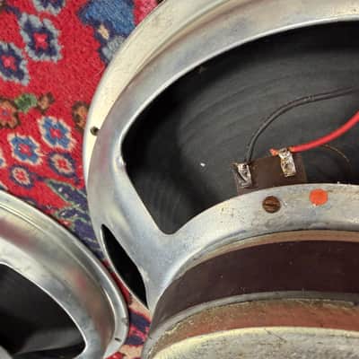 McKenzie - Pair of 12” 50w Guitar Speaker 8 ohms - 1970’s Marshall JMP Spec image 3