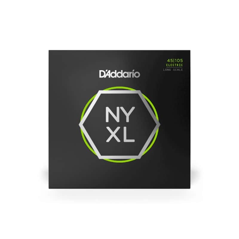D'Addario NYXL45105 Reg Light Top/Med Bottom Long Scale Bass Strings 45-105 image 1