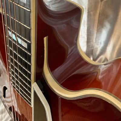 1975 D'Aquisto New Yorker MINT Sunburst Hollowbody Guitar With Original Hard Shell Case image 11