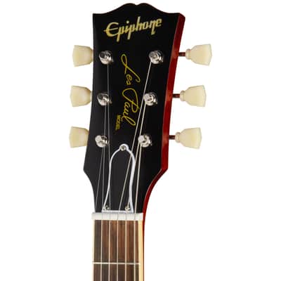 Epiphone 1959 Les Paul Standard Reissue Lefthand Deep Cherry Sunburst - Single Cut Electric Guitar image 5