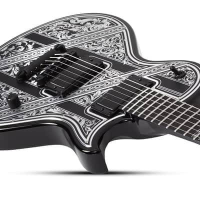 Schecter Solo-II Przym Palladium Gloss Black image 3