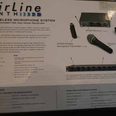 Samson AirLine Synth True Diversity UHF Wireless Handheld Mic System 2010s - Black image 4