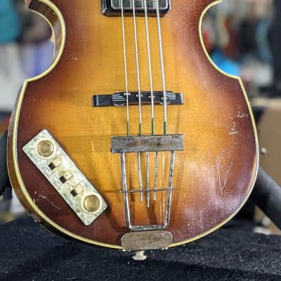 Hofner H500/1-61L-RLC-0 1961 RELIC Vintage Aged Lefty Violin Bass Sunburst *FREE PLEK WITH PURCHASE*! image 2
