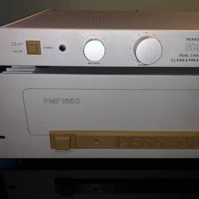 Perreaux PMF1850 & SM3 Matte Silver Amp and Preamplifer Vintage Stereo ~RARE~ LOOK ! image 6