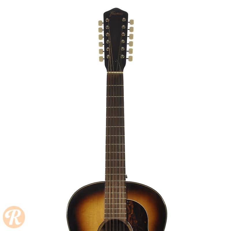 Framus 51019 12 String Acoustic Sunburst 1968 image 5