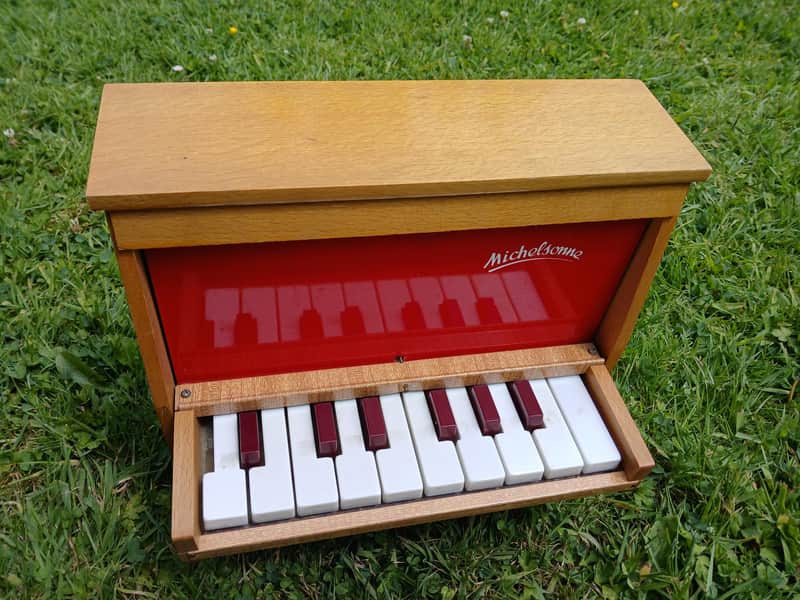 chromatic toy piano 16 keys Michelsonne Paris - GOOD CONDITION - sound family : celesta mustel musical saw martenot Wurlitzer ... image 1