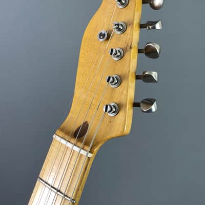 LEFTY! Vintage Boutique Custom Relic TL51 Nocaster Fiesta Red Nitro Lacquer Tele Guitar 1/4 Sawn Made in USA Klein Pickup 7 lb HSC image 8