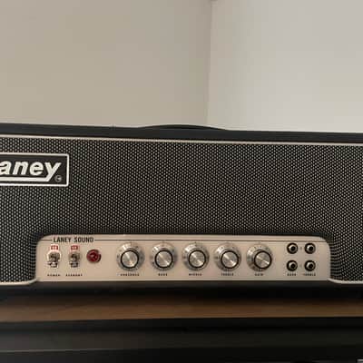 Laney LA30BL Black Country Custom 30-Watt Guitar Amp Head 2018 - Present - Black / Salt & Pepper Grille image 1