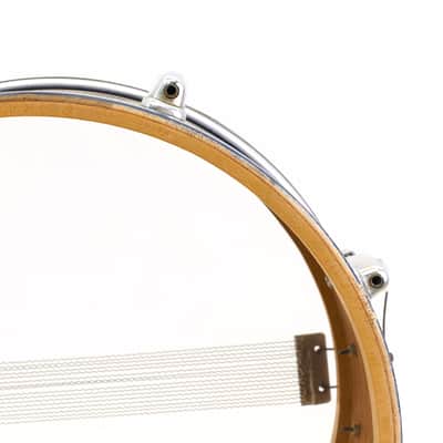 Vintage Slingerland 7x14 Snare Drum, 8 Lug, Blue/Silver Duco Finish, 1959 Model image 8
