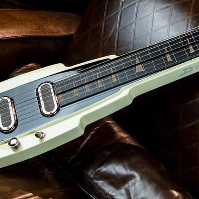 Duesenberg Alamo Lapsteel in Ivory with Case image 4
