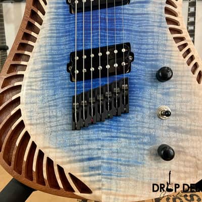 OD Guitars Venus Multiscale 7-String Electric Guitar w/ Case-Mid Burst image 7