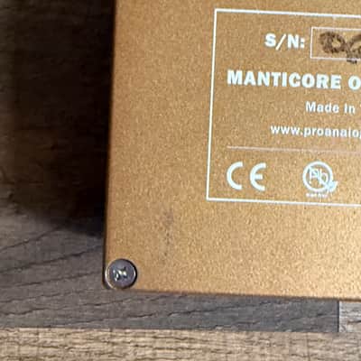 ProAnalog Devices Manticore Overdrive V2 2018 - Gold image 4