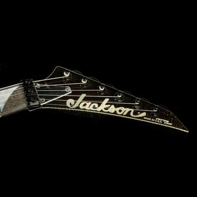 Used 2016 Jackson Custom Shop King V Electric Guitar Fire Crackle image 4