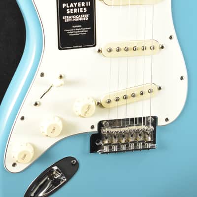 Fender Player II Stratocaster Left-Hand Aquatone Blue Maple Fingerboard image 3