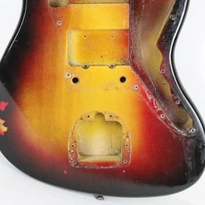 1959 Vintage Fender Jazzmaster BODY ~Lightweight 3.9lbs~ Pre-CBS Sunburst Refin 1950s USA image 3