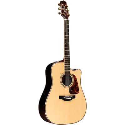Takamine P7DC Pro Series Dreadnought Cutaway Acoustic-Electric Guitar Regular Natural image 3