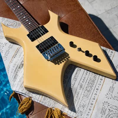 1985 B.C. Rich Warlock  - Aged White - Made in Japan - Pro Set Up w Perfect Frets/Action/Intonation! Shred Master Supreme image 18