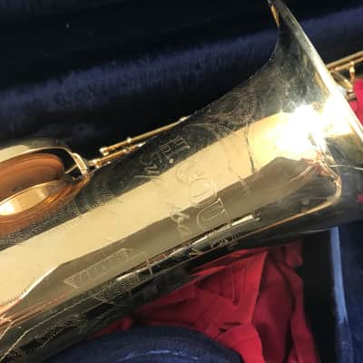 H-Couf (Keilwerth) Superba I (SX90R) Gold-Plated Bb Tenor Saxophone - Gold-Plate image 2