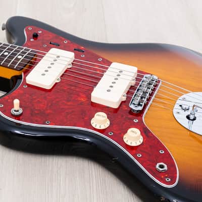 1995 Fender Jazzmaster Left-Handed ‘62 Vintage Reissue JM66-92L Sunburst, Japan MIJ image 6