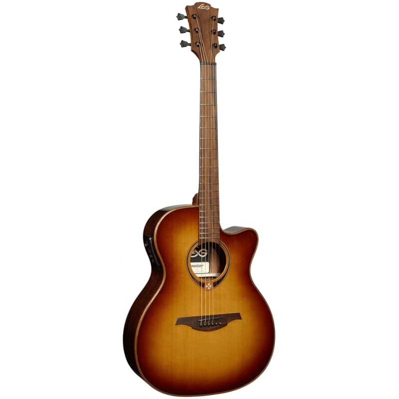 Lag Tramontane T118ACE-BRS |  Auditorium Cutaway Acoustic-Electric, Brown Shadow. New with Full Warranty! image 1