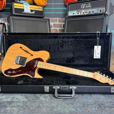 Fender Thinline Telecaster Natural 2001 Semi-Hollow Electric Guitar image 13
