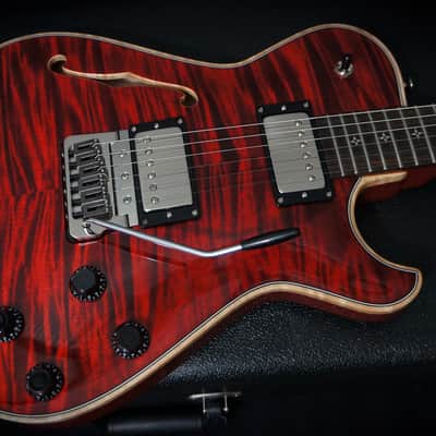 Knaggs Guitars Kenai Trem Hollowbody in Indian Red - New Model for 2026 image 7