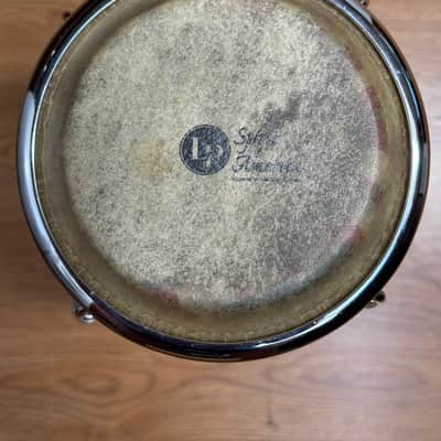 Latin Percussion LPM198-SoA Music Collection Mini Tunable Wood Conga with Chrome Hardware 2010s - Puerto Rican Flag image 4