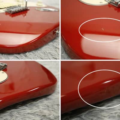 1990 made Greco GPM-1R Stratocaster type Fiesta Red finish Fujigen Made in Japan image 12