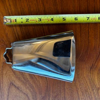 Vintage Japanese 4.75" Steel Cowbell MIJ Unmarked - See Video! image 6