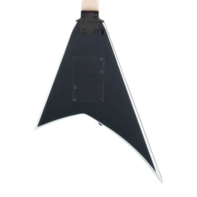 Used Jackson JS Series Rhoads JS32 - Black w/ White Bevels w/ Amaranth FB image 7