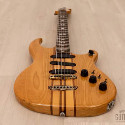 1980 Aria Pro II Rev-Sound RS-750 Neck Through Superstrat Natural