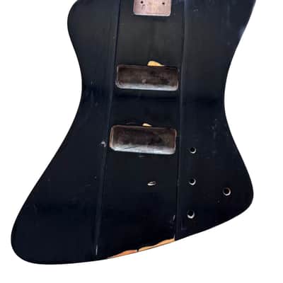 Black Firebird Style Bass Guitar Body DIY Project image 1
