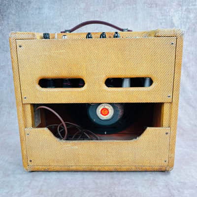 1954 Fender Deluxe Amplifier 5D3 Wide Panel - Tweed image 8