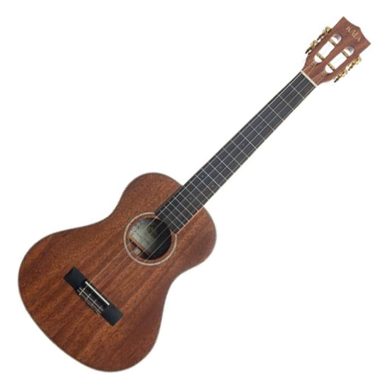 Kala KA-AMHG-ST All Solid Mahogany Super Tenor Ukulele image 1