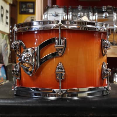 1990s Ayotte Custom Maple Sunburst Drum Kit 14x20 14x14 8x12 5.5x14 image 13