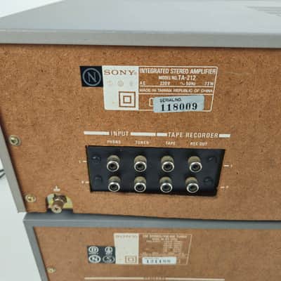 Sony - TA-212 - Integrated Stereo Amplifier - ST-212L - FM Stereo/FM-AM Tuner image 18