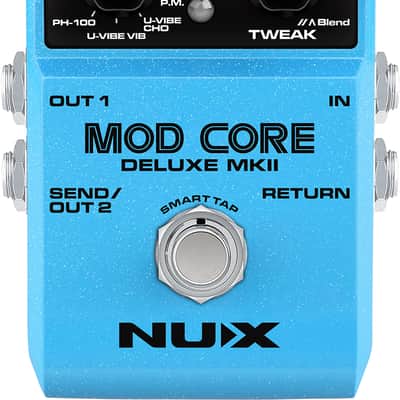 NUX Mod Core Deluxe MKII | Chorus / Flanger / Phaser Pedal Effect | 8 Different Types image 1