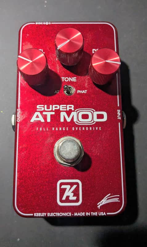 Keeley Super AT Mod Andy Timmons Signature Overdrive 2023 - Present - Red image 1