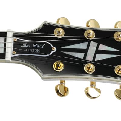 Epiphone Inspired By Gibson Custom Les Paul Custom Alpine White image 4